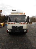 Dreiseitenkippen MAN LE8.150 mit Kran Palfingen PFG7001