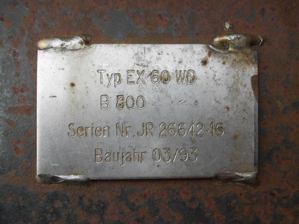 Hitachi EX60WD Tieflöffel / Schaufel für Bagger