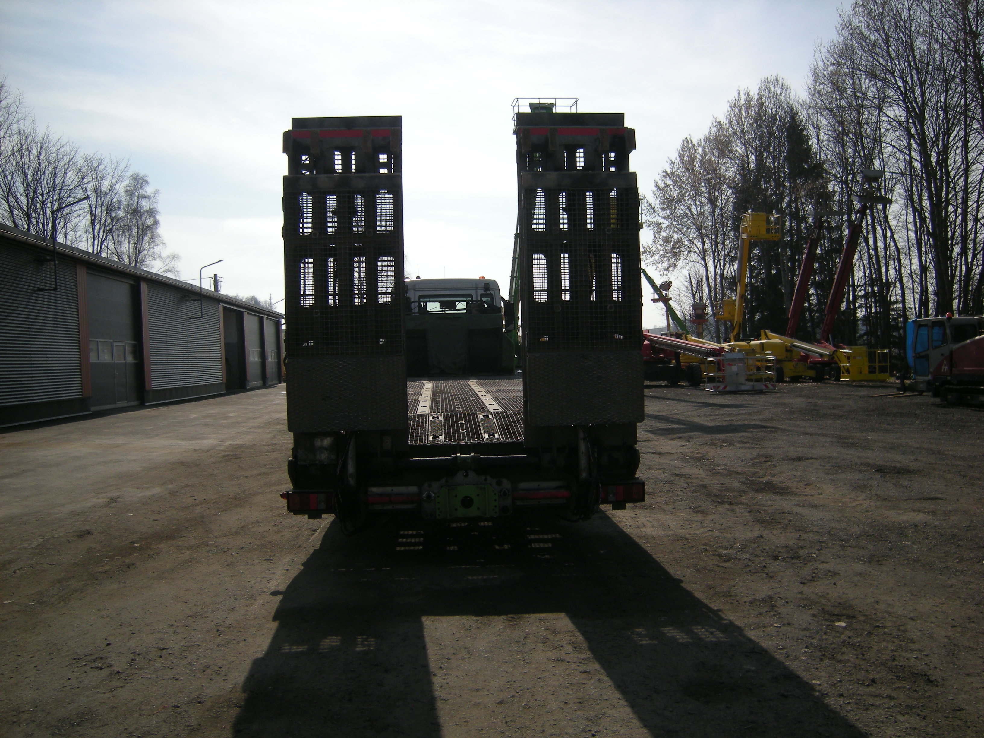 MAN 35.400 Zanner Plateau, Rampen, Winde