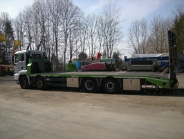 MAN 35.400 Zanner Plateau, Rampen, Winde