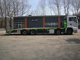 MAN 35.400 Zanner Plateau, Rampen, Winde