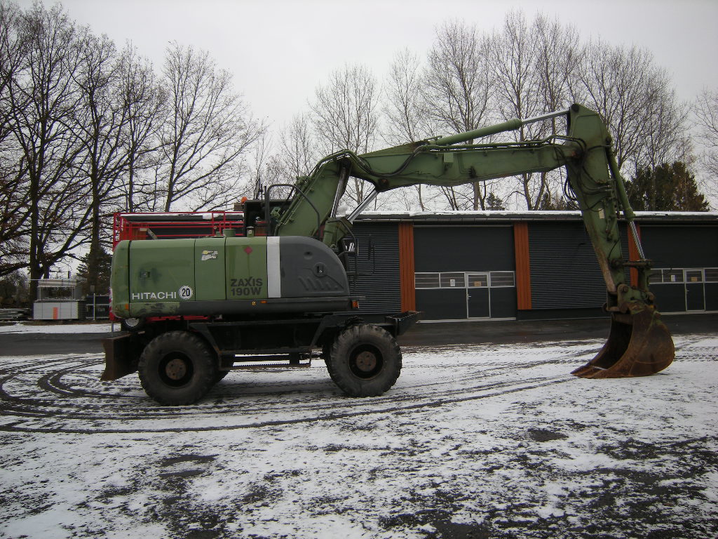 Mobilbagger Hitachi ZX190W-3