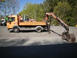 Mercedes Benz MB 918 mit Kran Terex TLC 65.2