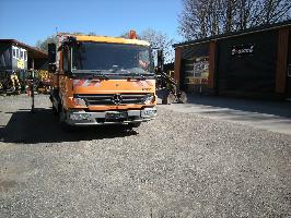 Mercedes Benz MB 918 mit Kran Terex TLC 65.2