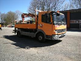 Mercedes Benz MB 918 mit Kran Terex TLC 65.2